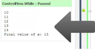 while loop