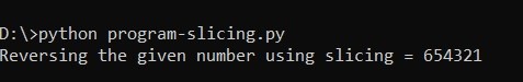 Reverse Number in Python1