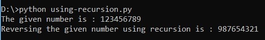 reverse python9