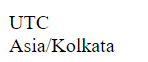 Default timezone