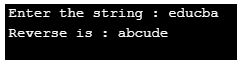 reverse string in c# 4