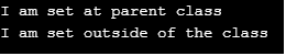 Set a parent class