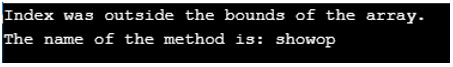 C# nameof output 2